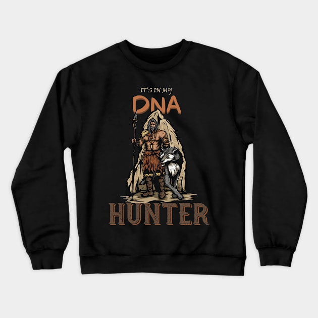 Hunter DNA Crewneck Sweatshirt by UnluckyDesigns